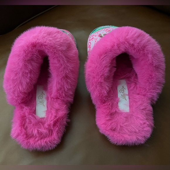 Lilly Pulitzer Harte Bow Slippers | EUC | Size 5/6 | (TC) - Picture 7 of 8